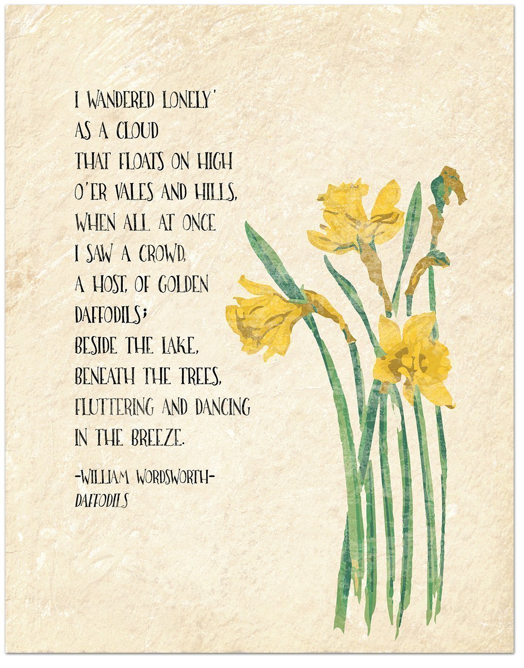 Daffodils wordsworth